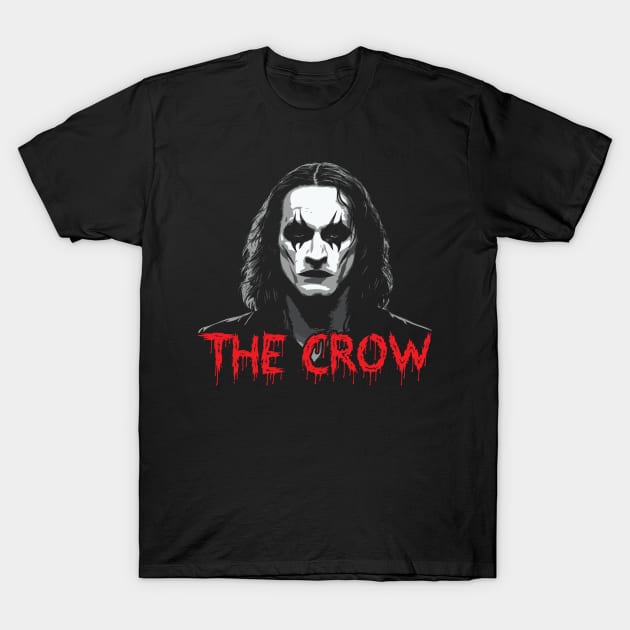 The Crow // RIP Brandon Lee Fan Art T-Shirt by Trendsdk